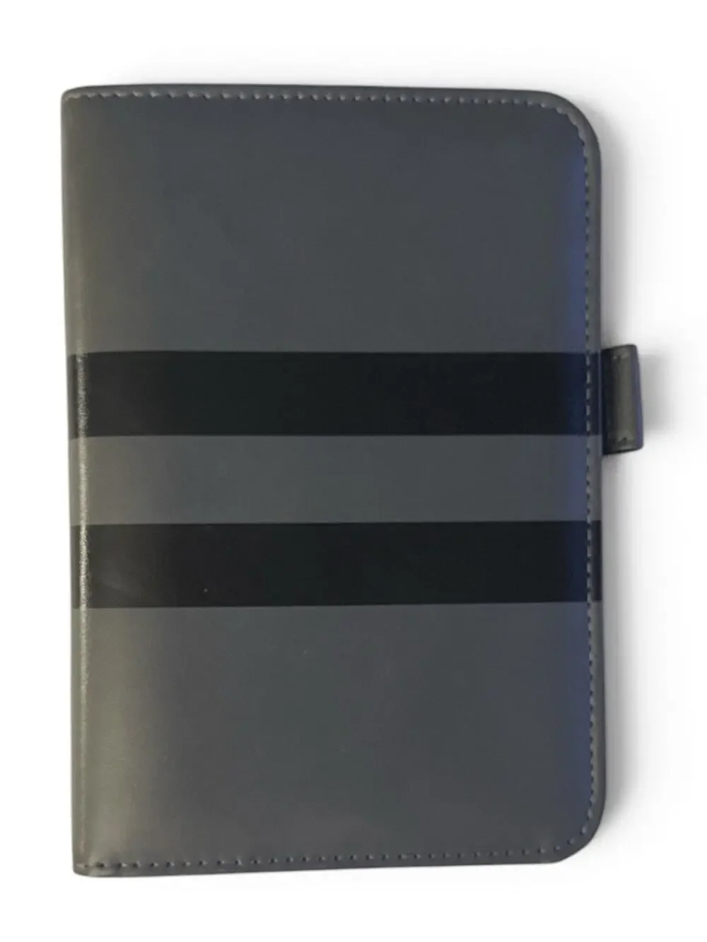 Franklin Covey Gray Black Pocket Faux Leather Open Binder Planner 6 Ring 2004